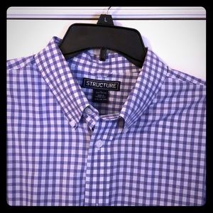 Structure long sleeve button down shirt.